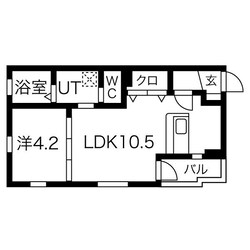 DEVELD菊井の物件間取画像